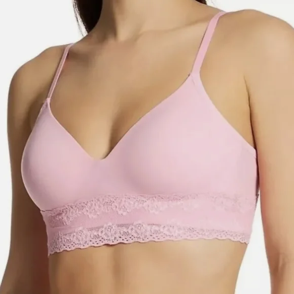 Natori Bliss Perfection Contour Soft Cup Bra - Peony /ballerina pink 723154 - Picture 3 of 4
